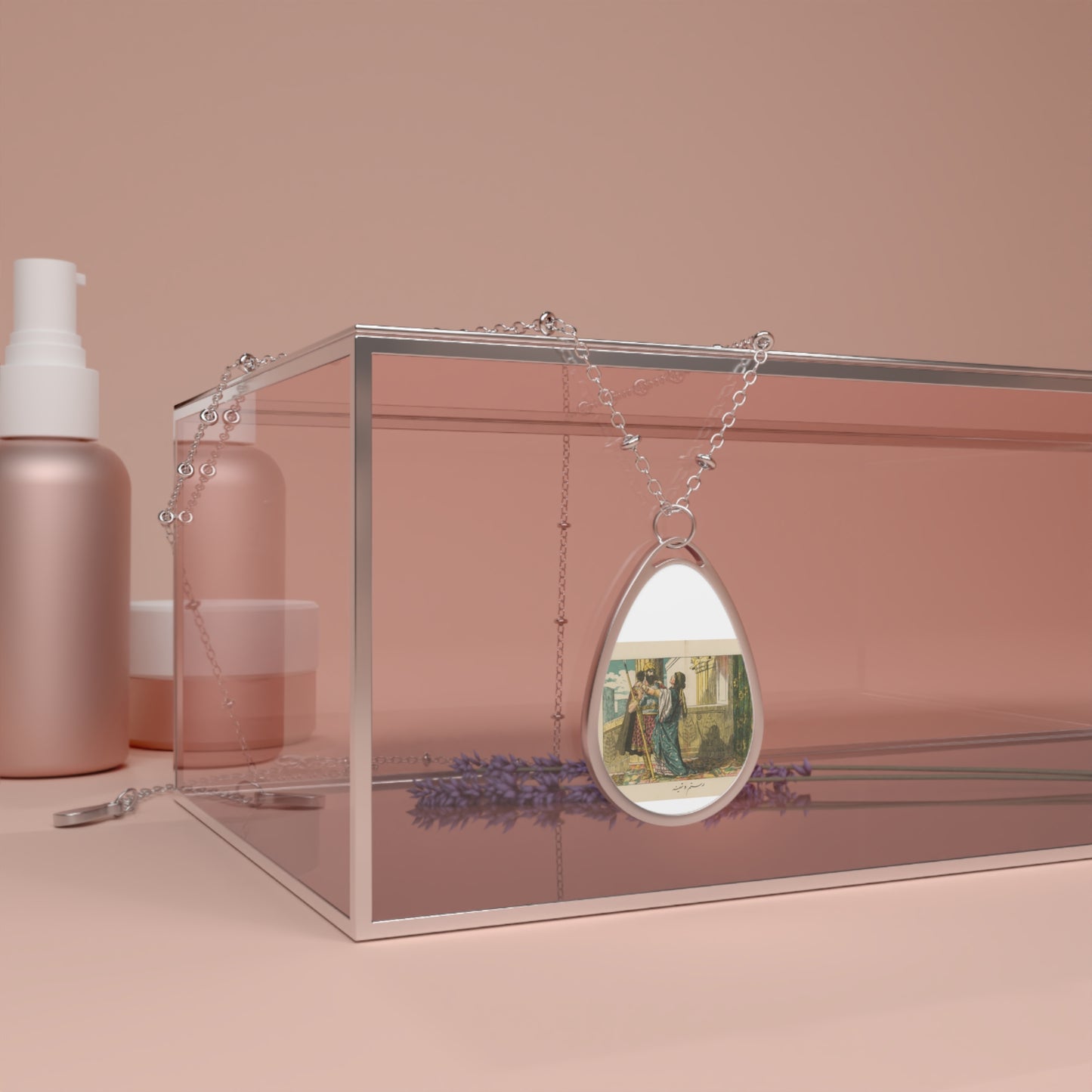 Rostam Tahmineh Shahnameh Persian Oval Necklace