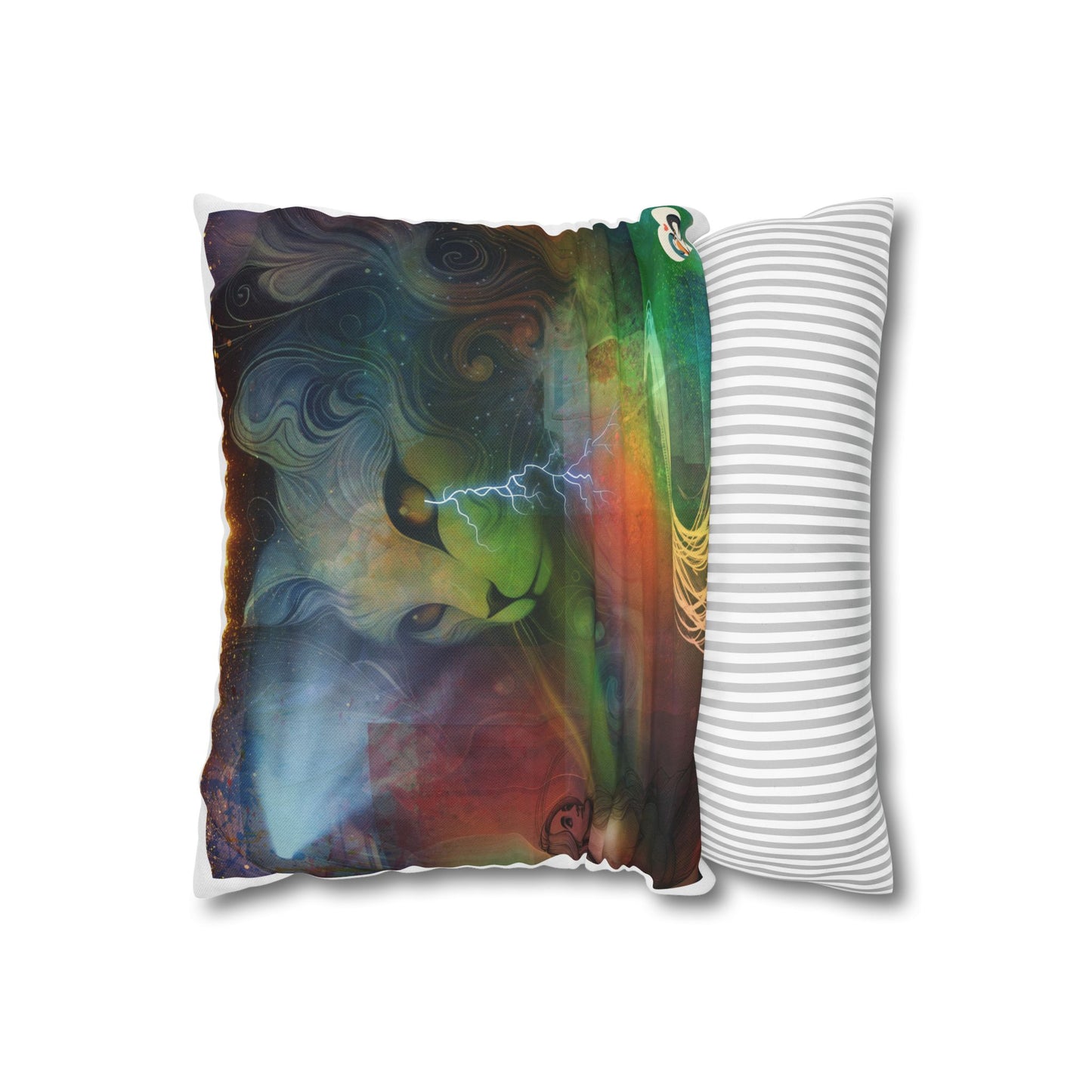 Spun Polyester Square Pillowcase