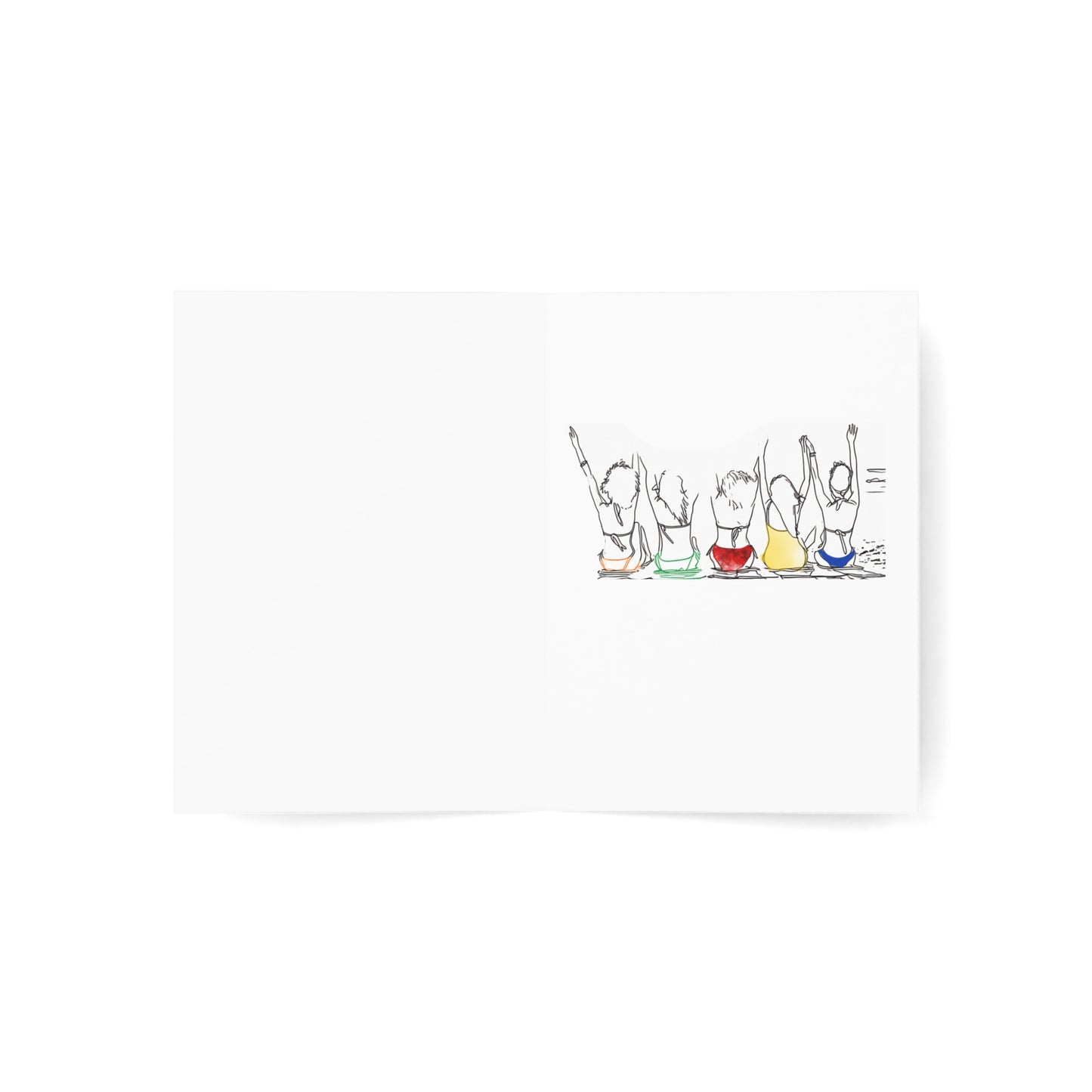 birthday wish funny sarcastic why fish swim in salt water? salty and flirty men women Greeting Cards (1, 10, 30, and 50pcs)