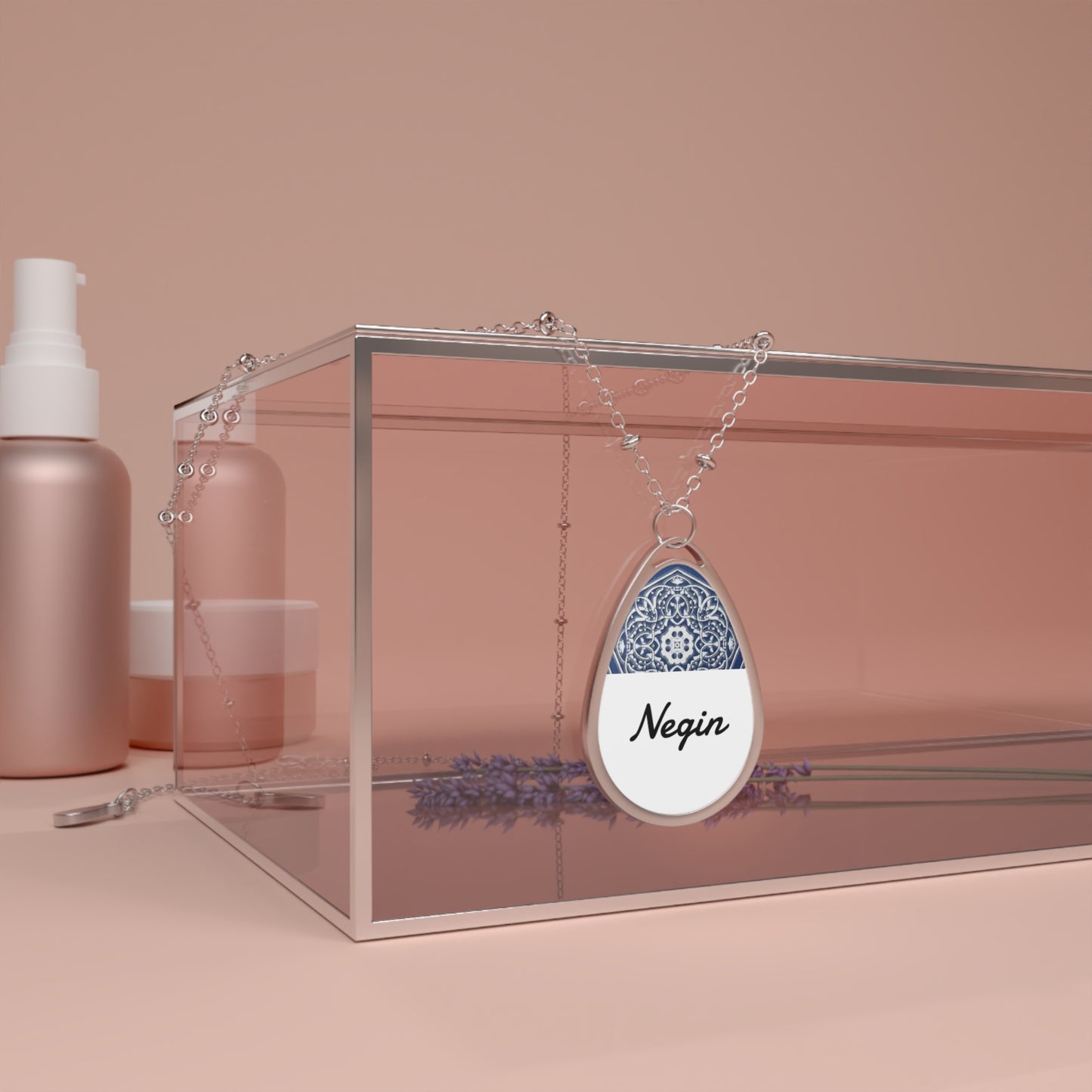 Negin Oval Necklace Persian Inspired