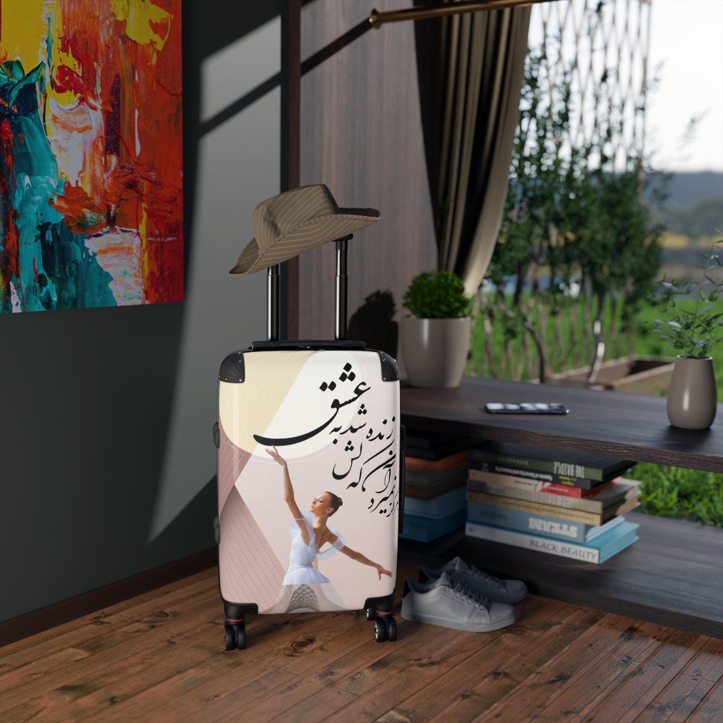 Amin persian woman life freedom Saadi Suitcase