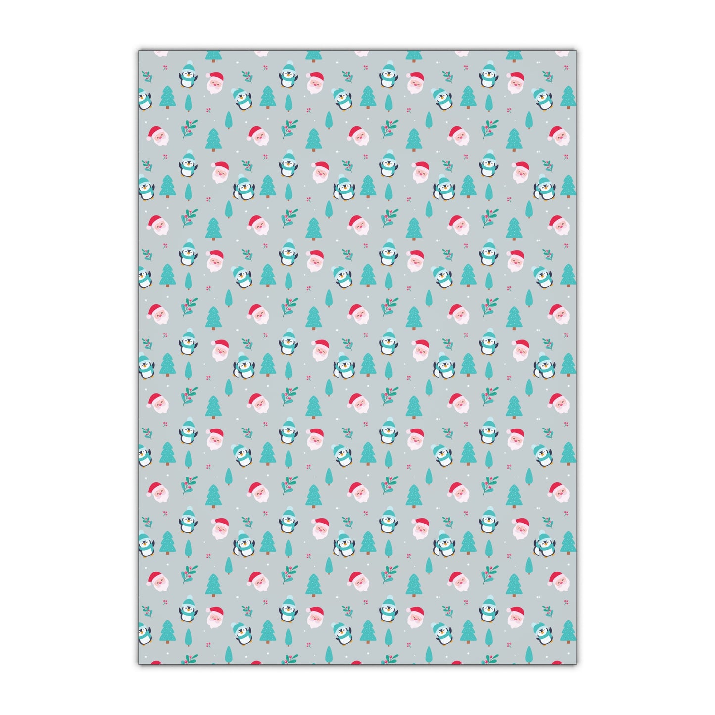 Winter Blush Heavyweight Christmas Gift Wrap Christmas Gift Wrapping Paper Sheets, 1pc