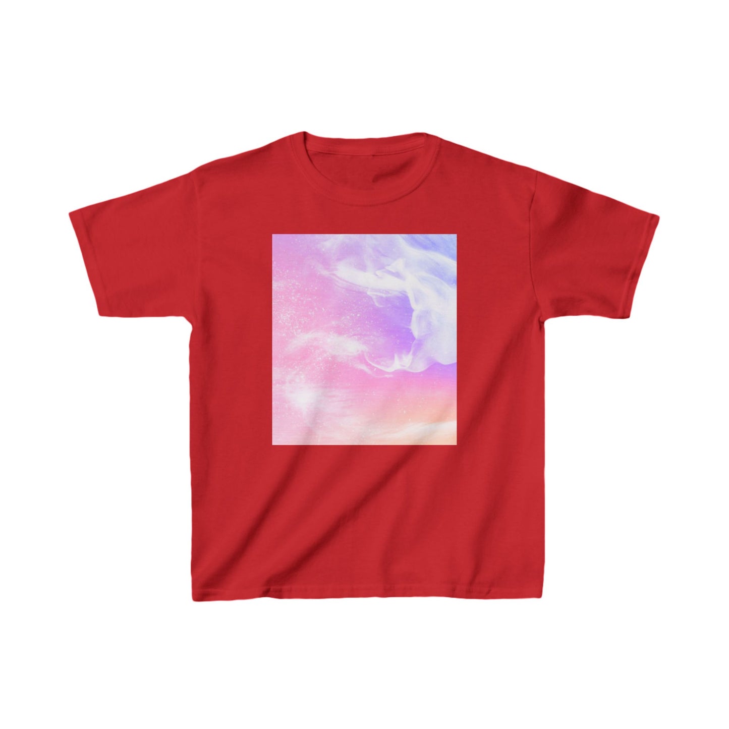 pink and purple pastel modern Tshirt Kids Heavy Cotton™ Tee