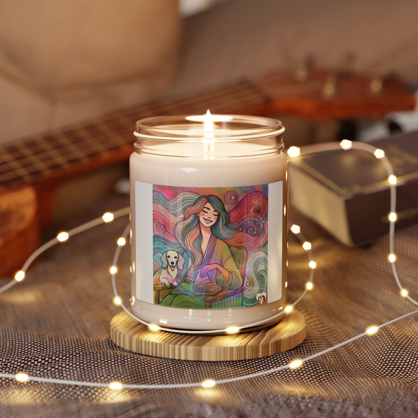 Shana & Sebastus Fall Candle scented 100% natural soy wax blend 100% cotton wick