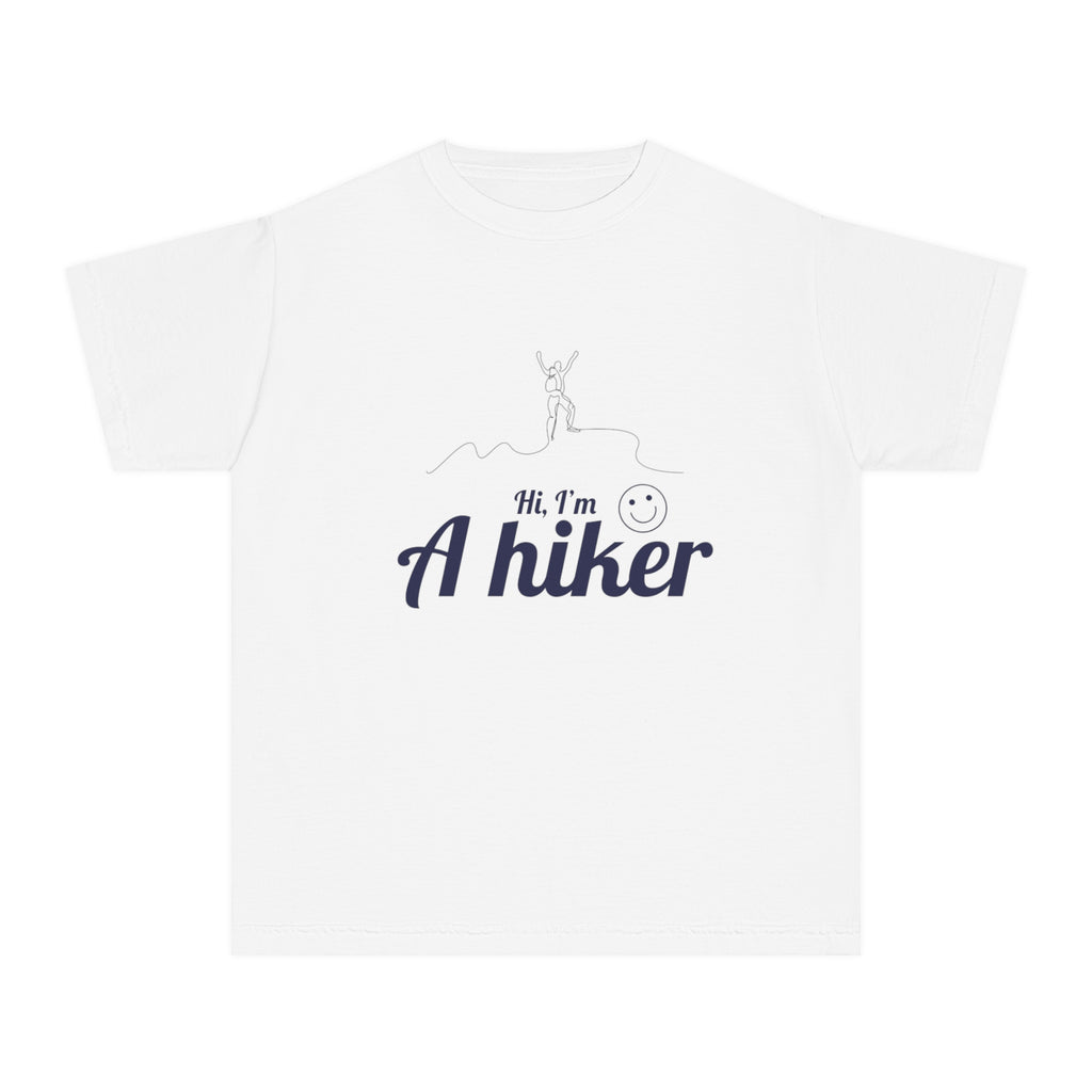 Hi I am a hiker kid shirt hike lovers walking lovers walking hiking mountain forest Youth Midweight Tee