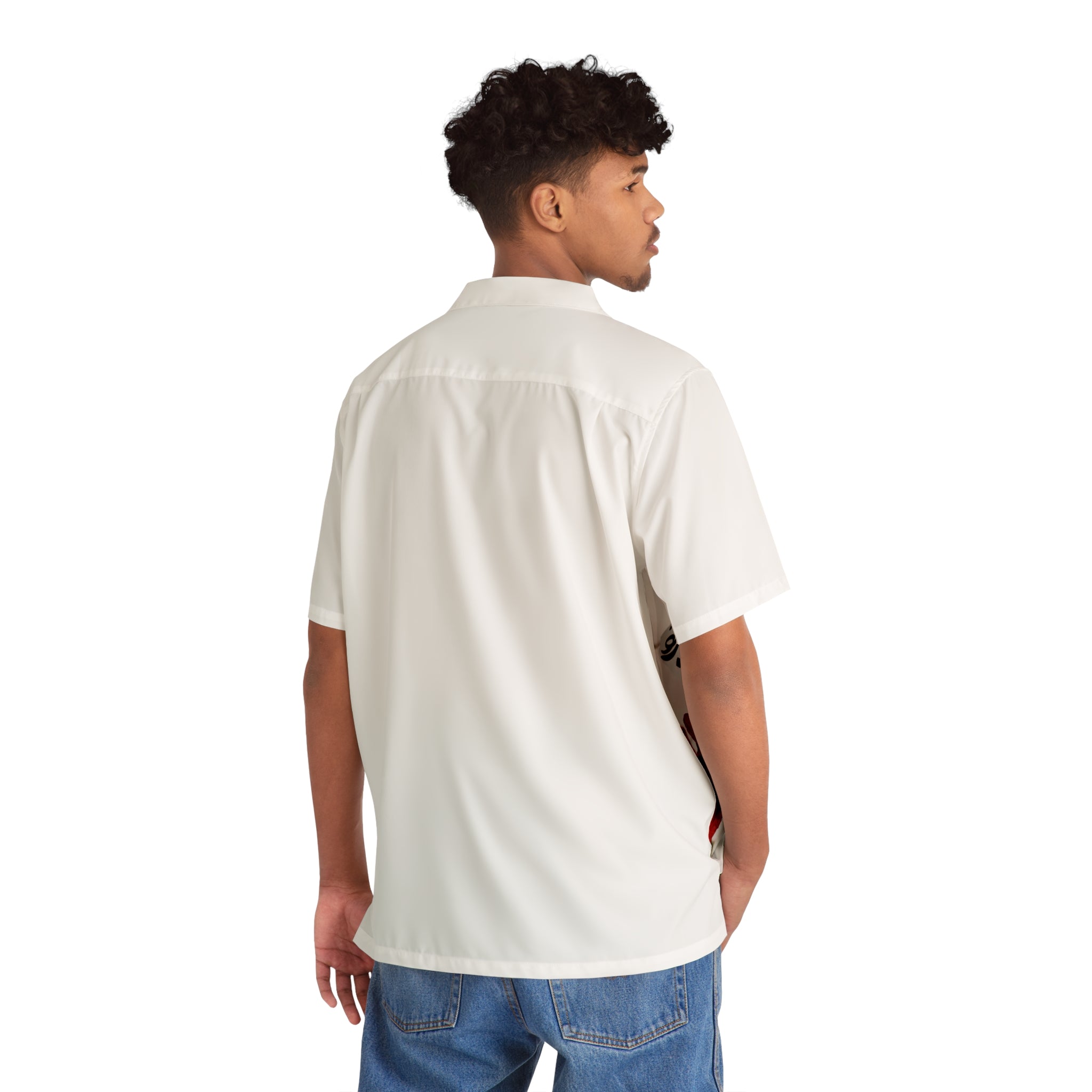 Persian Poem Men's Hawaiian Shirt (AOP)