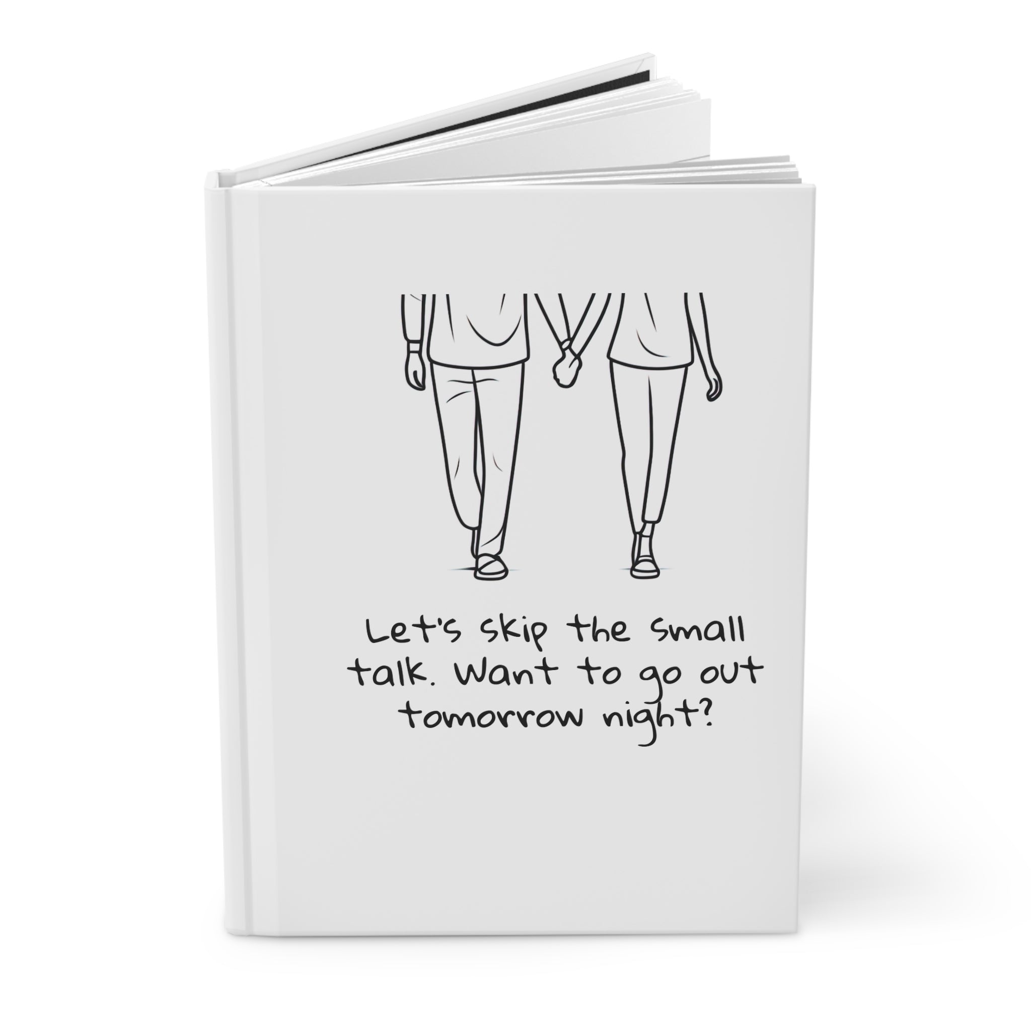 my girlfriend has a sense of humor boyfriend girlfriend's gift Hardcover Journal Matte