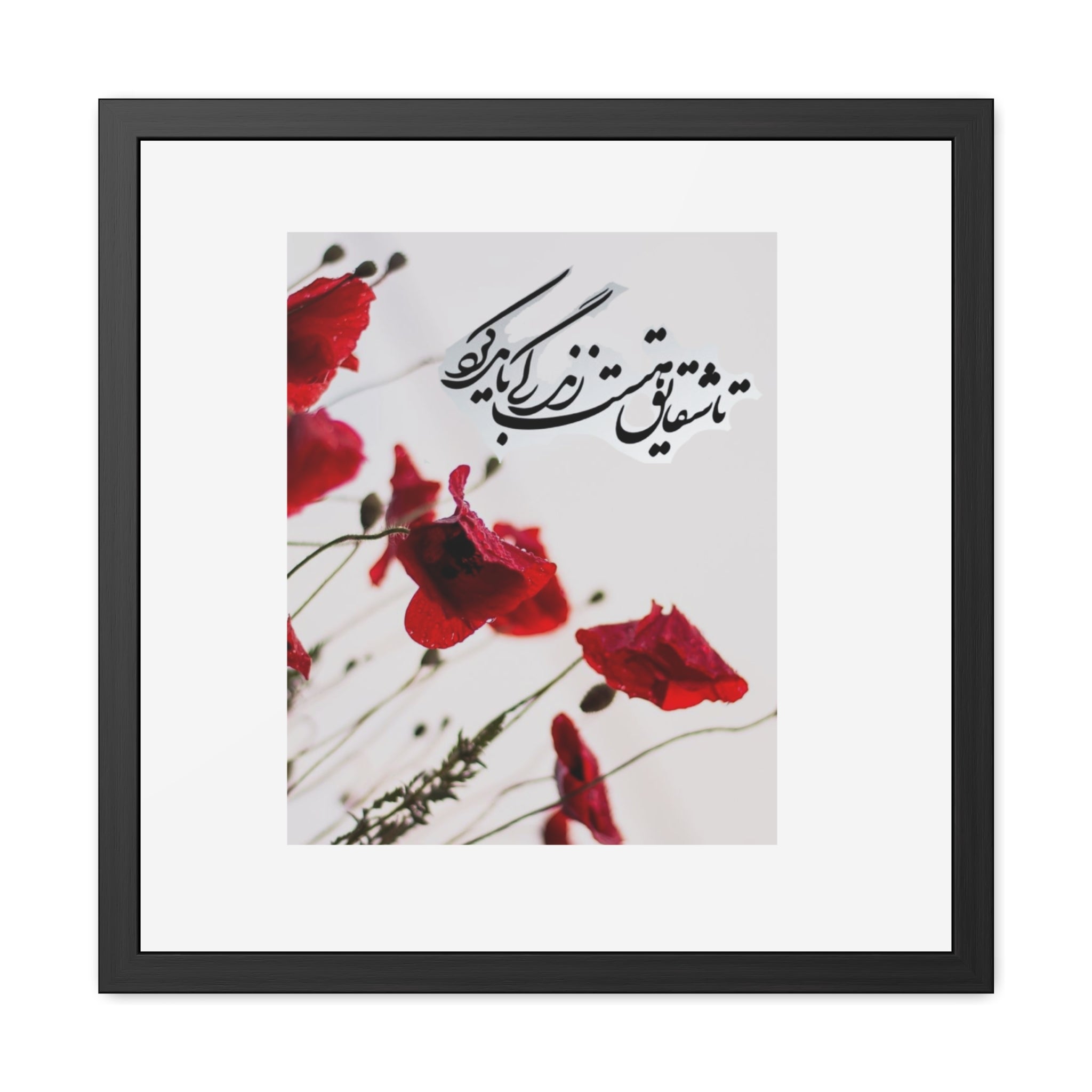 Persian Poem Framed Posters