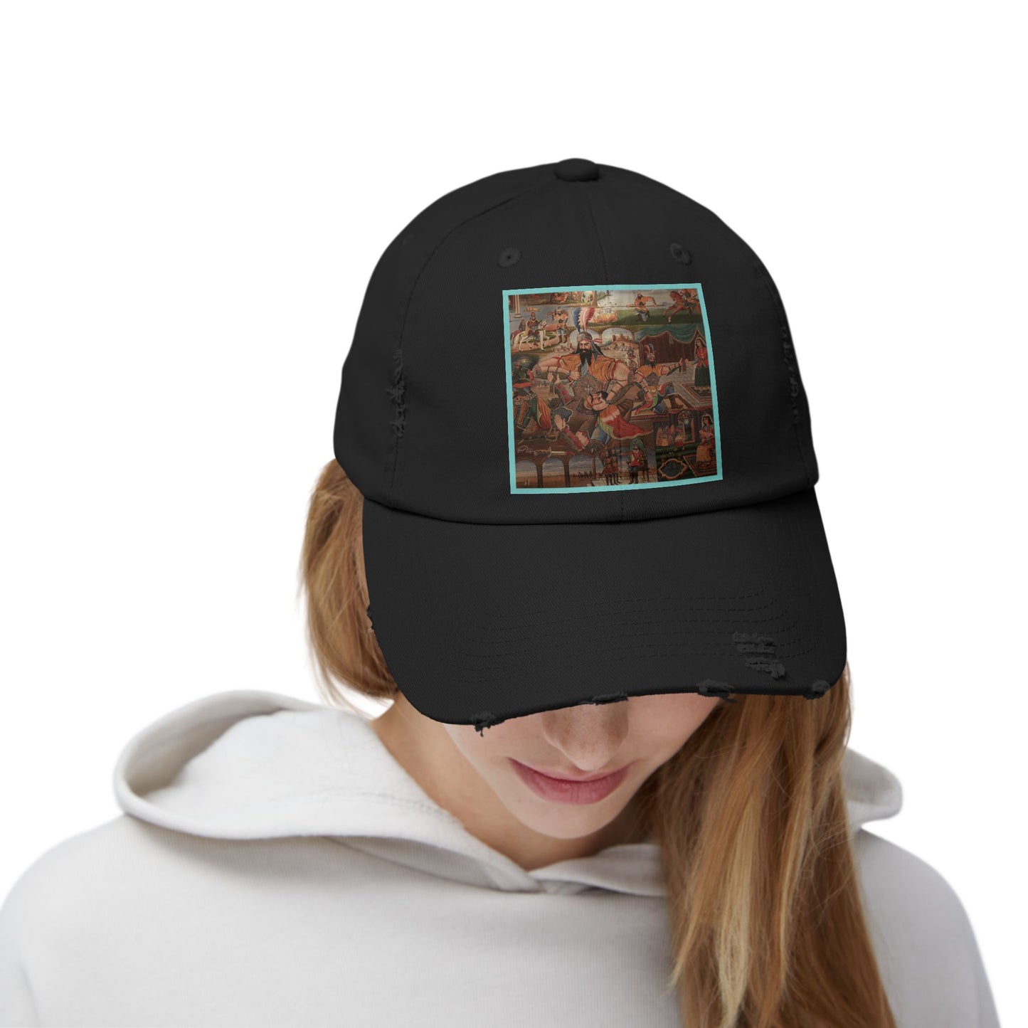 Sohrab SHahnameh Rostam PErsian persia Unisex Distressed Cap