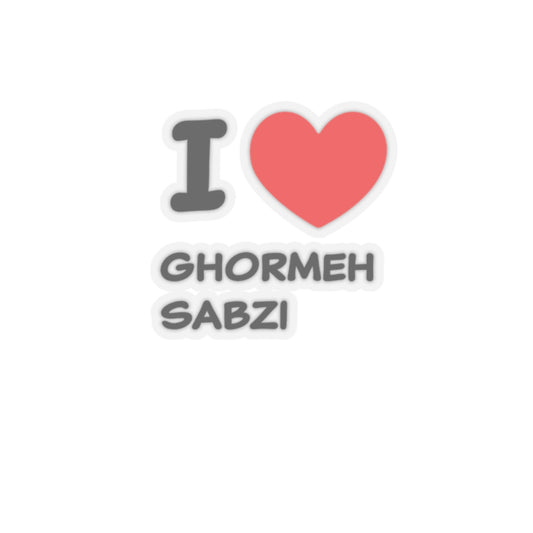 I love ghormeh sabzi persian ghormeh sabzi lovers Ceramic Mug, Kiss-Cut Stickers