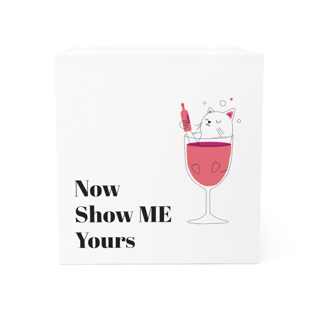 Now show me yours funny kitty Note Cube