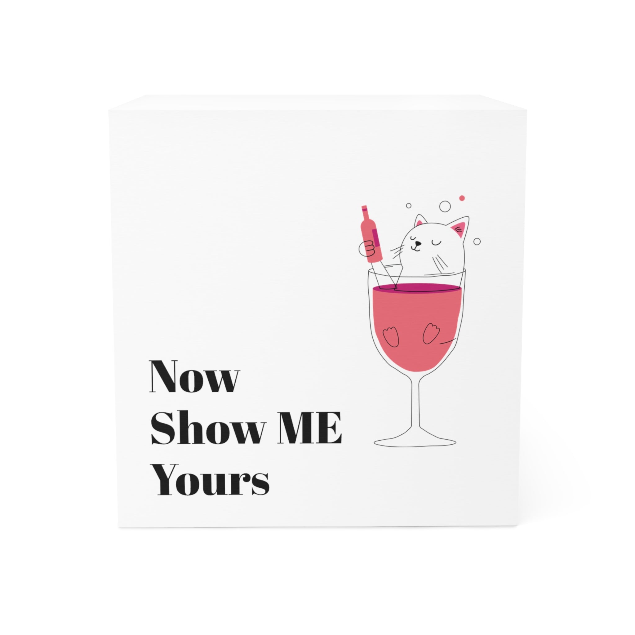 Now show me yours funny kitty Note Cube