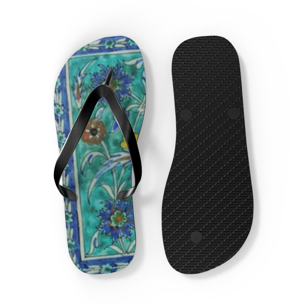 Persian tiles Flip Flops