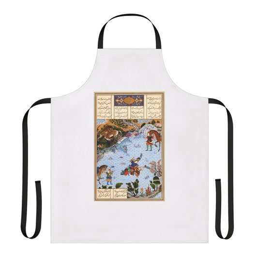 Rostam Sohrab Shahnameh Apron, 5-Color Straps (AOP)
