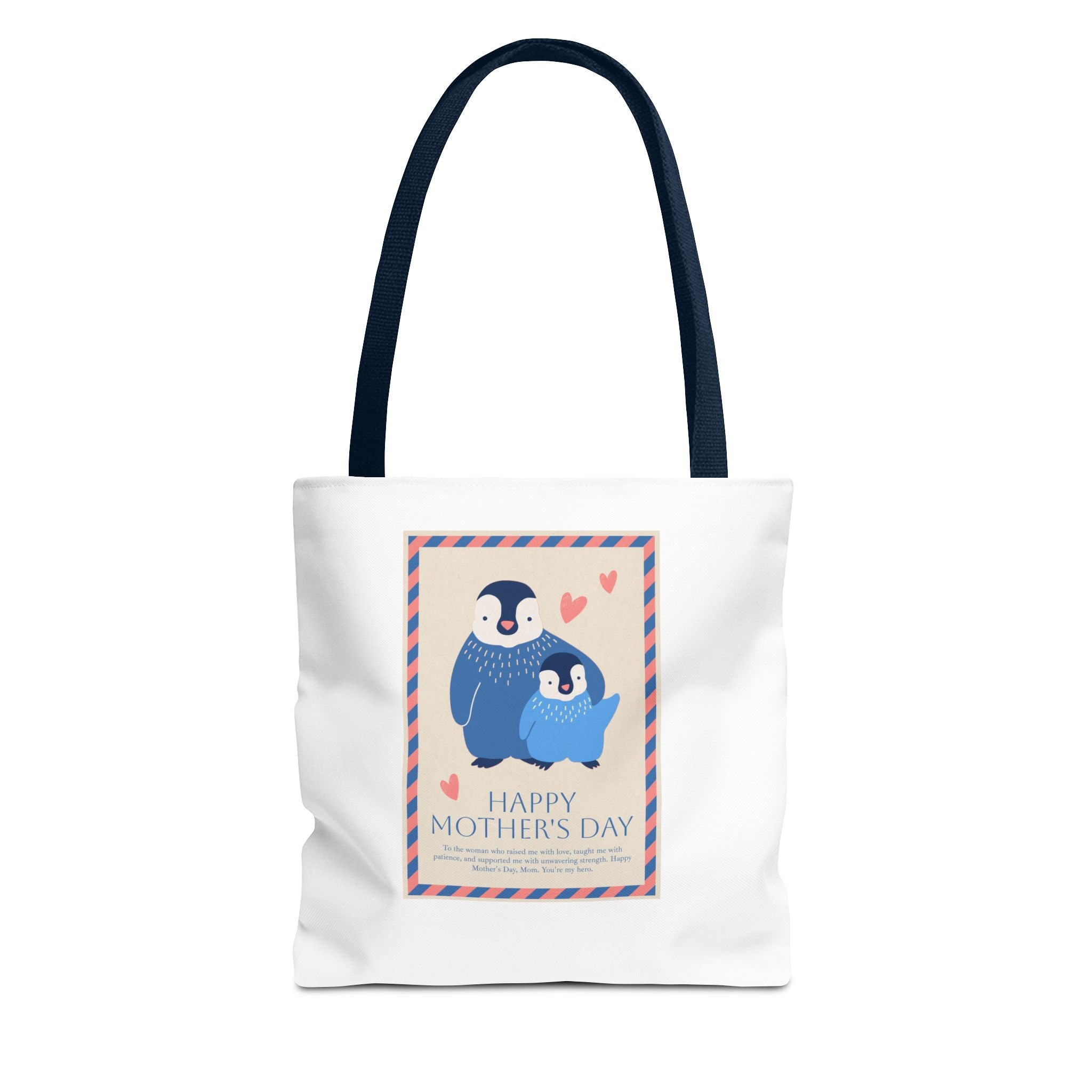Penguin MOM will you be my penguin Mom's Cute Mother's Day Tote Bag (AOP)