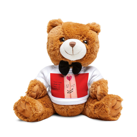 lovely shirt teddy shirt ribbon on teddy bear shirt Teddy Bear with T-Shirt