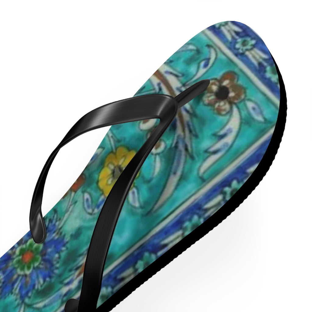 Persian tiles Flip Flops
