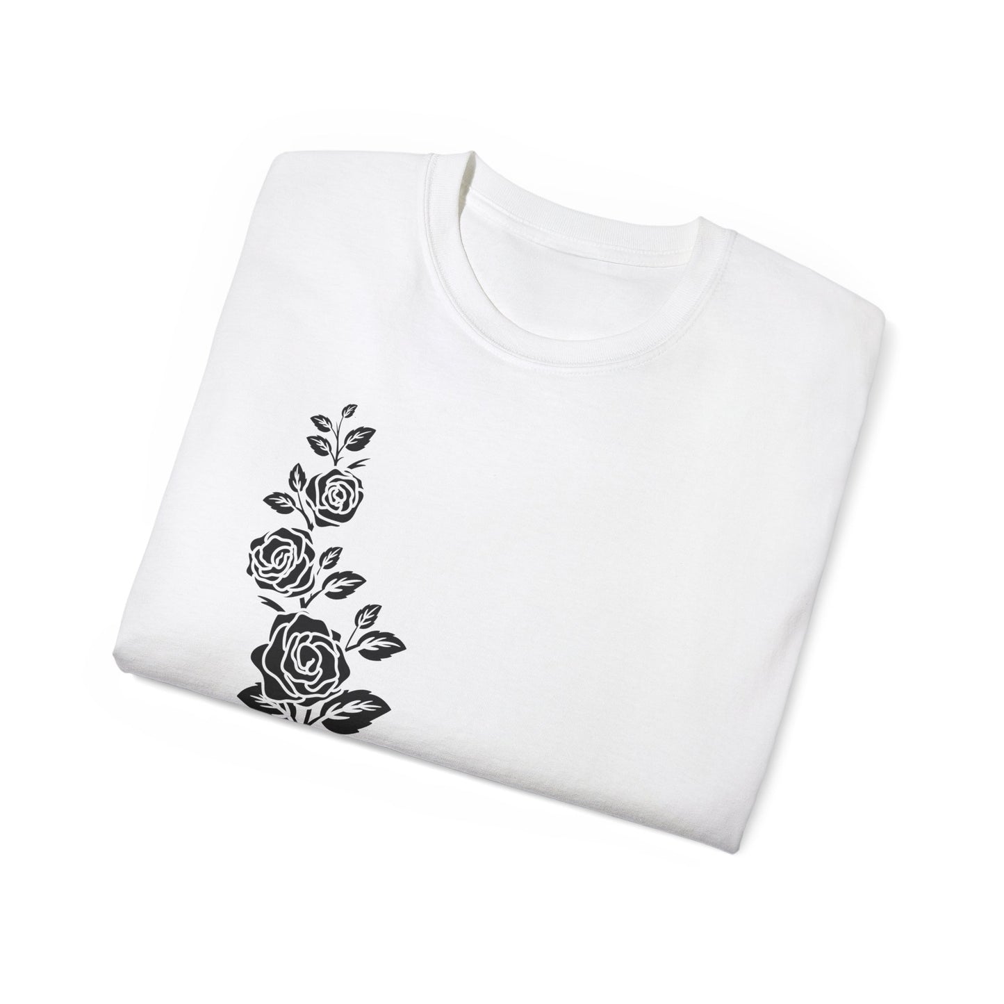 black and white rose shirt Unisex Ultra Cotton Tee