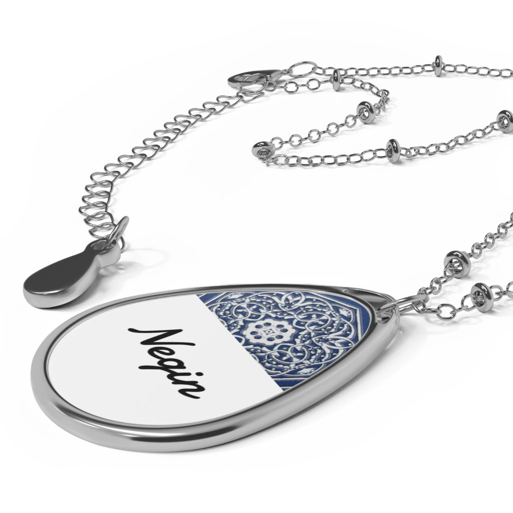 Negin Oval Necklace Persian Inspired