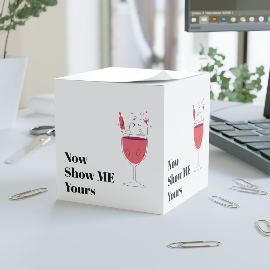 Now show me yours funny kitty Note Cube