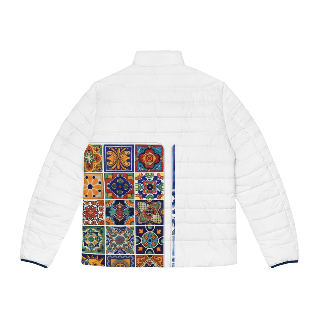 Persian tapestry persian rug inspired from design of Persia Men's Puffer Jacket (AOP)