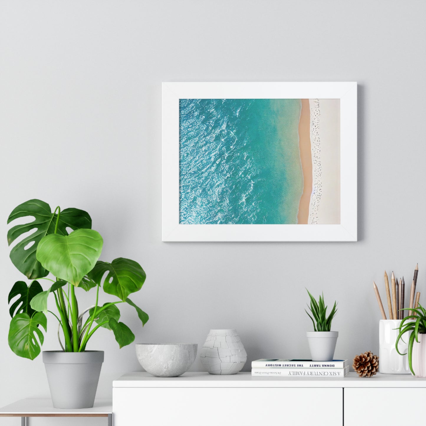 Fine Art California Beach Print - Coastal Laguna Beach Ocean Wall Art Framed Photography Print Home Decor Framed Horizontal Poster