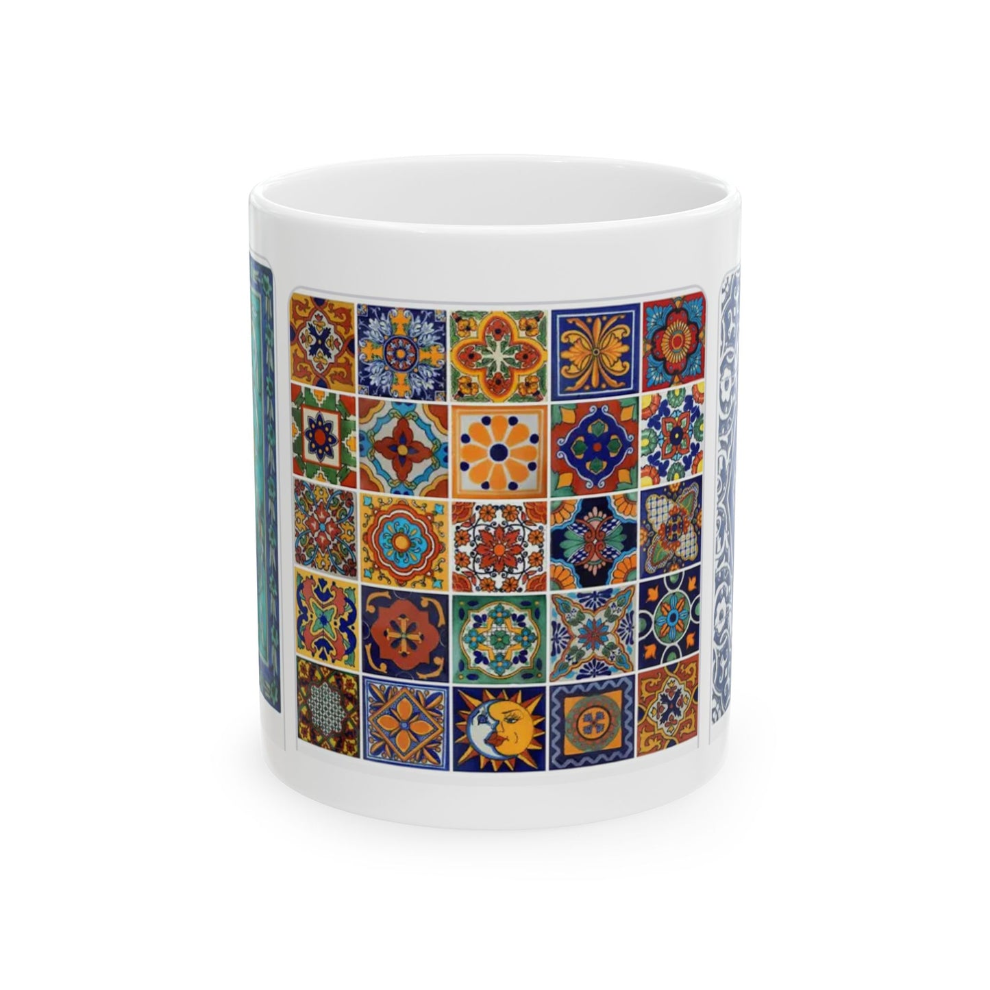 Persian tiles tapestry Ceramic Mug, (11oz, 15oz)