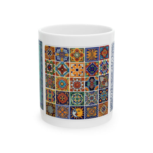 Persian tiles tapestry Ceramic Mug, (11oz, 15oz)