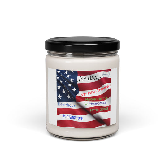 Joe Biden flag Trusted Experience Joe Biden Mug American flag Infrastructure Healthcare innovation Black Joe Biden Scented Soy Candle, 9oz