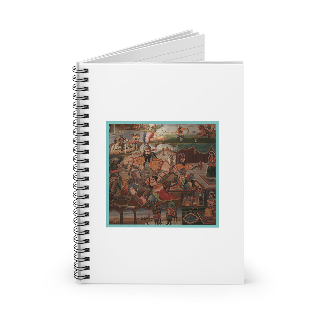 Sohrab shahnameh rostam persian Persia Spiral Notebook - Ruled Line