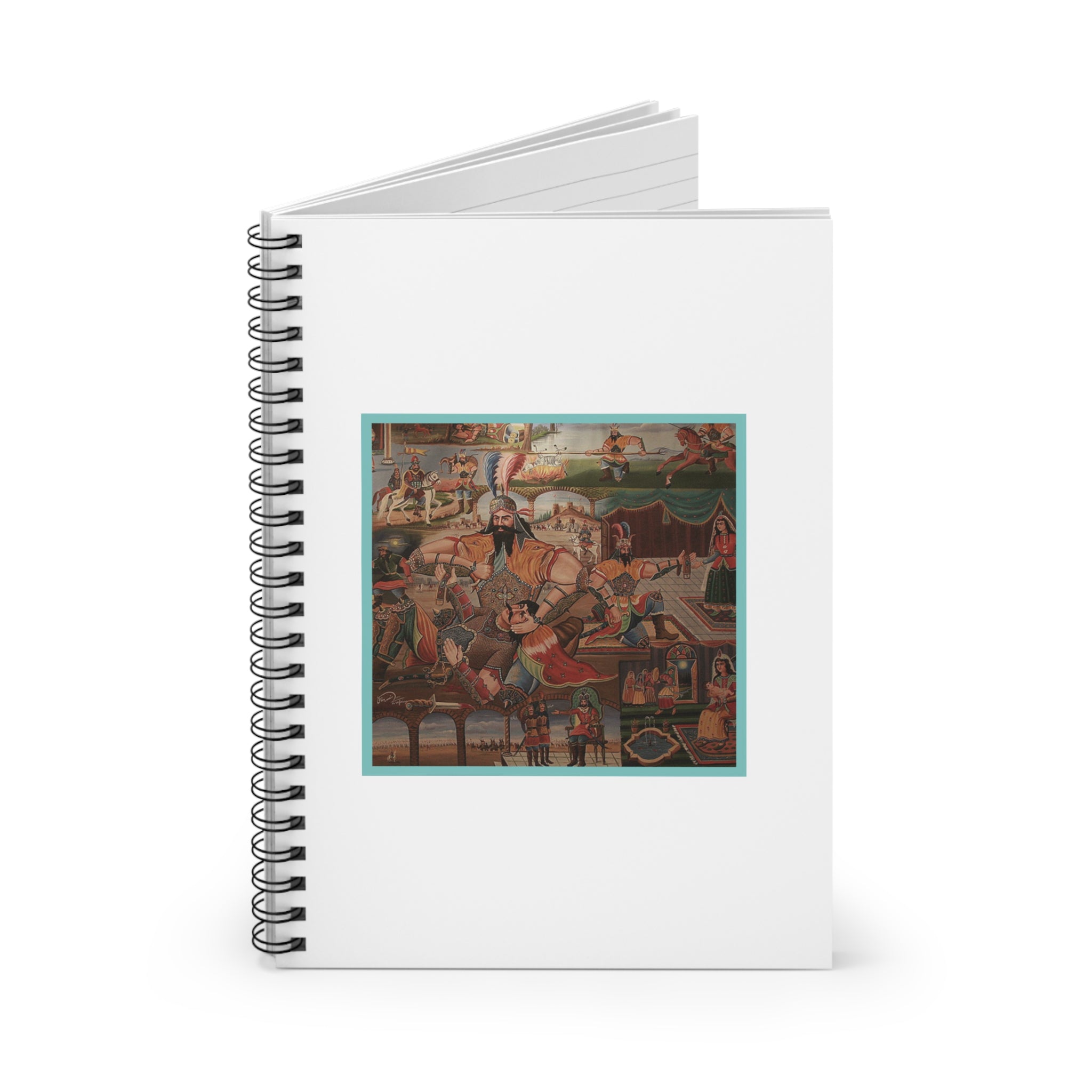 Sohrab shahnameh rostam persian Persia Spiral Notebook - Ruled Line
