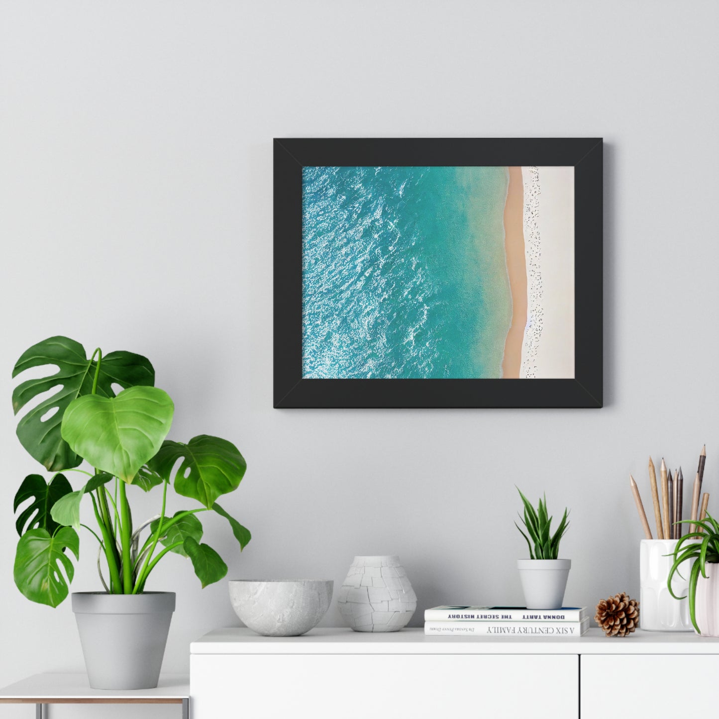 Fine Art California Beach Print - Coastal Laguna Beach Ocean Wall Art Framed Photography Print Home Decor Framed Horizontal Poster