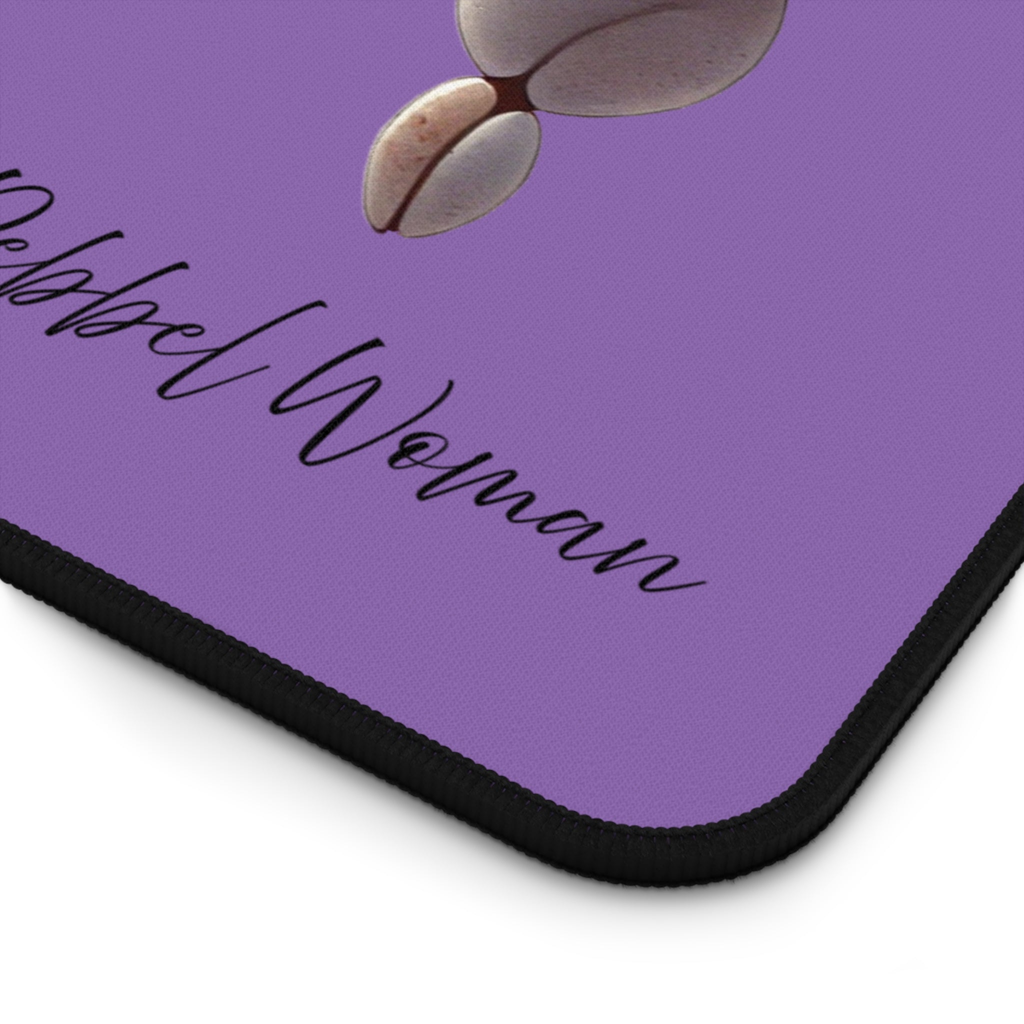 If you believe you can achieve purple pebble woman Desk Mat