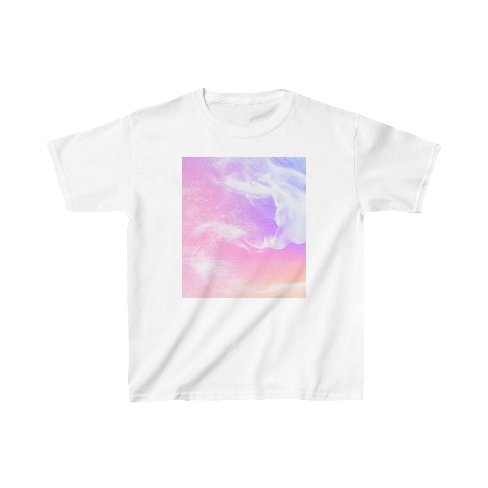 pink and purple pastel modern Tshirt Kids Heavy Cotton™ Tee
