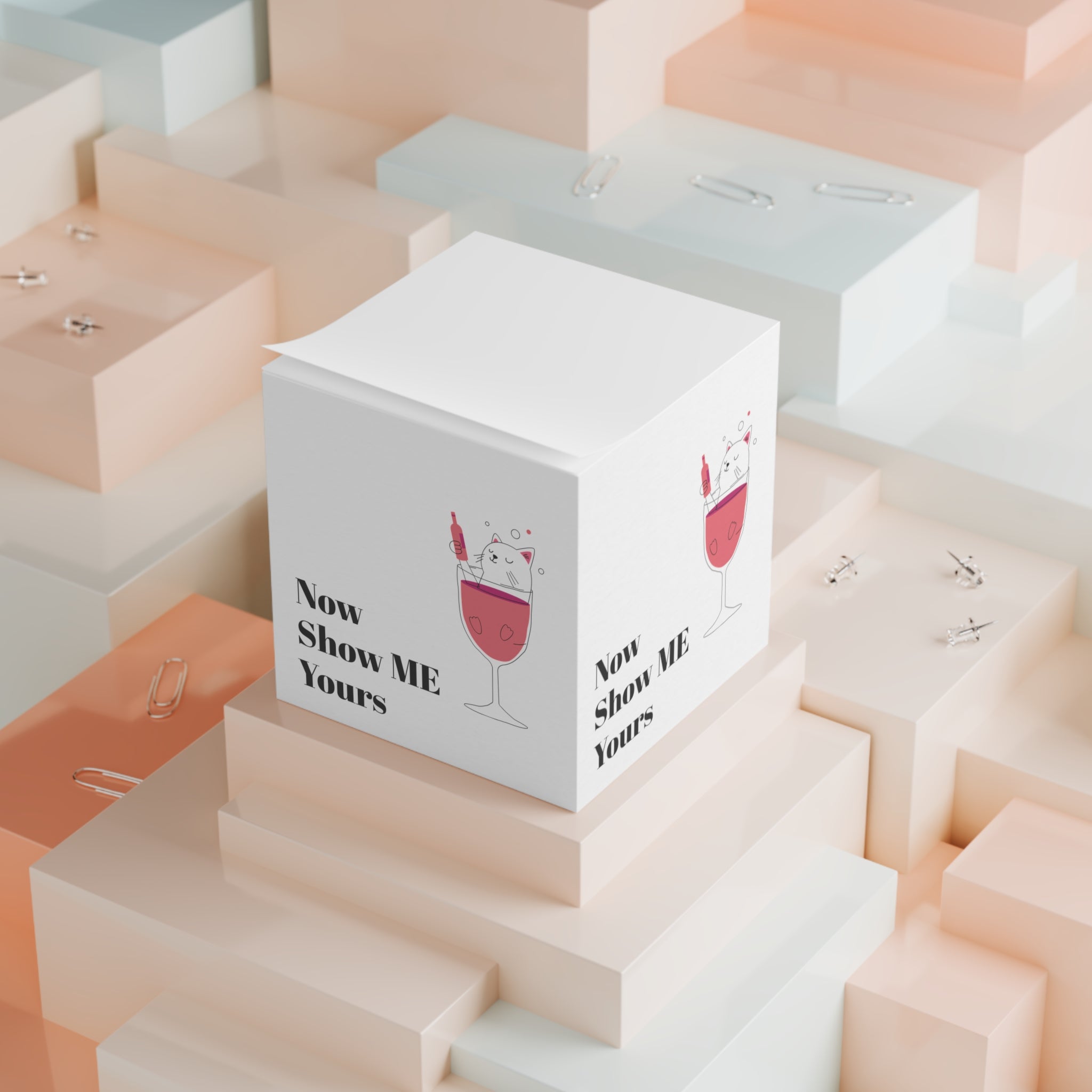 Now show me yours funny kitty Note Cube