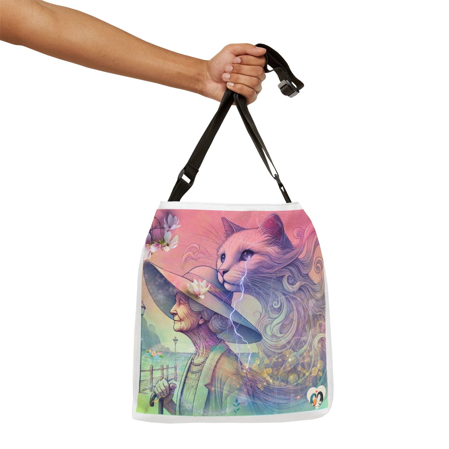 Evelyn Adjustable Tote Bag (AOP)