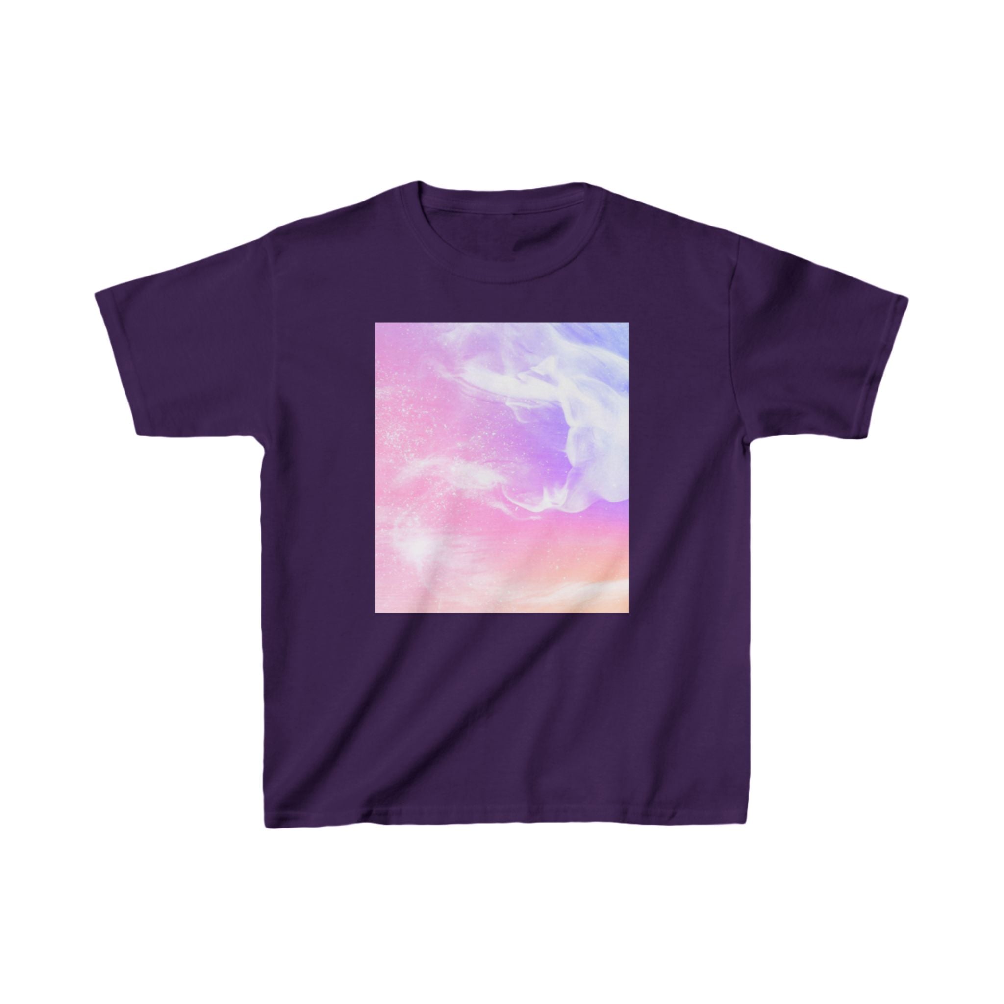 pink and purple pastel modern Tshirt Kids Heavy Cotton™ Tee