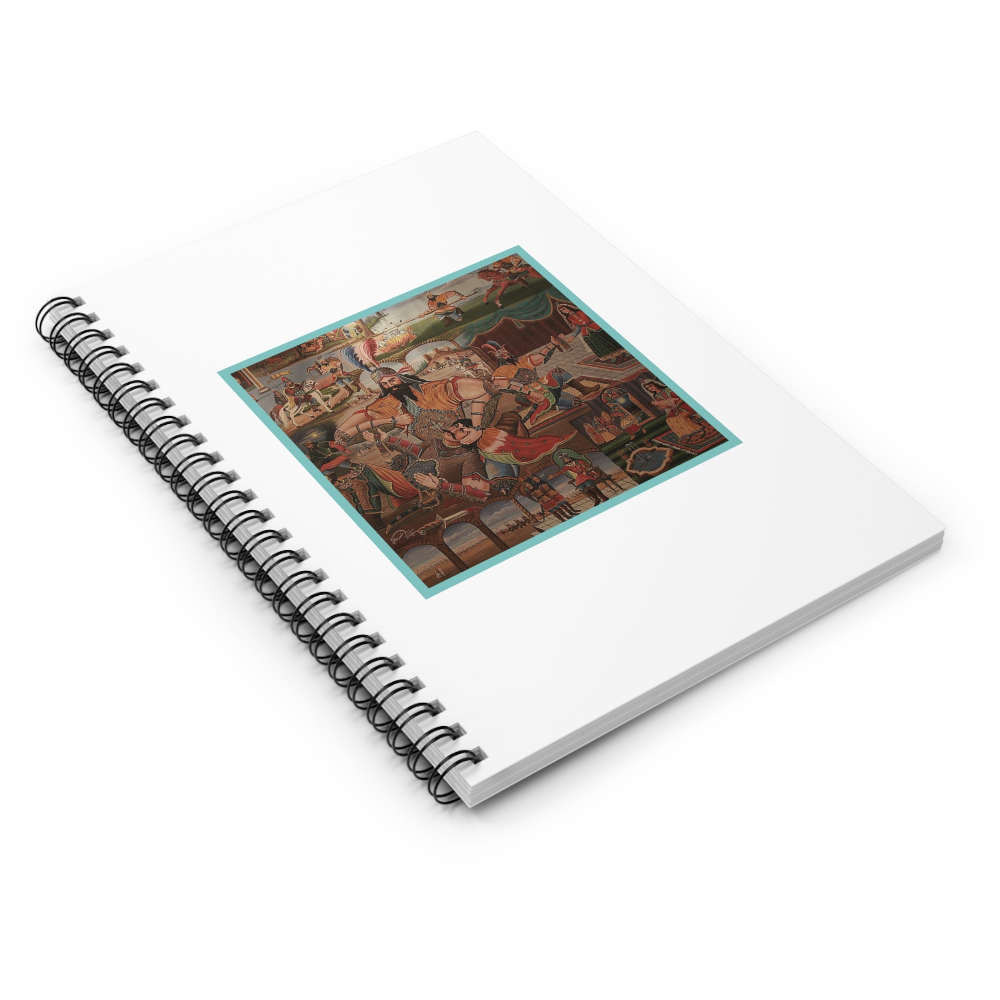 Sohrab shahnameh rostam persian Persia Spiral Notebook - Ruled Line