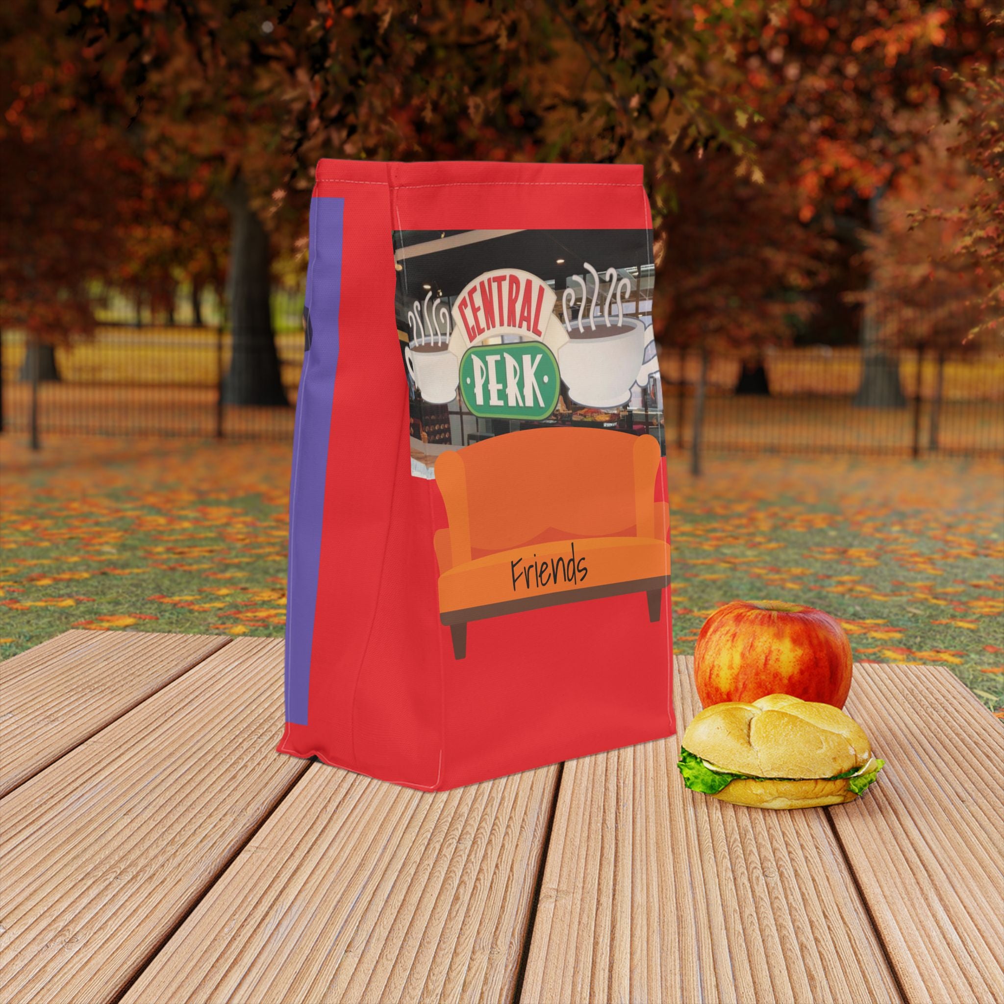 Central perk Monica Friends if I clean it is not clean Monica inspired friends lovers friends Netflix lovers cafe couch Polyester Lunch Bag