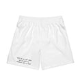 Funny Sarcastic Men's Elastic Beach Shorts (AOP)