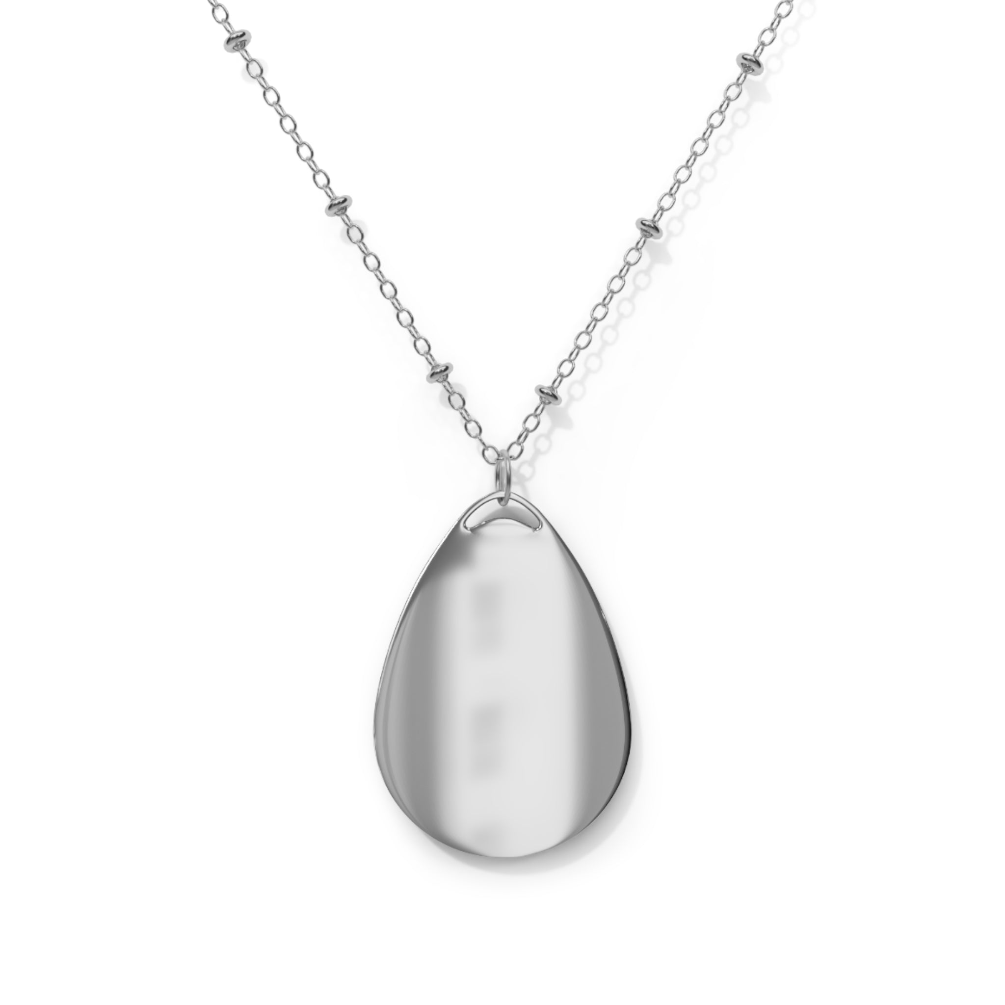 Mariah Oval Necklace Persian tile inspired
