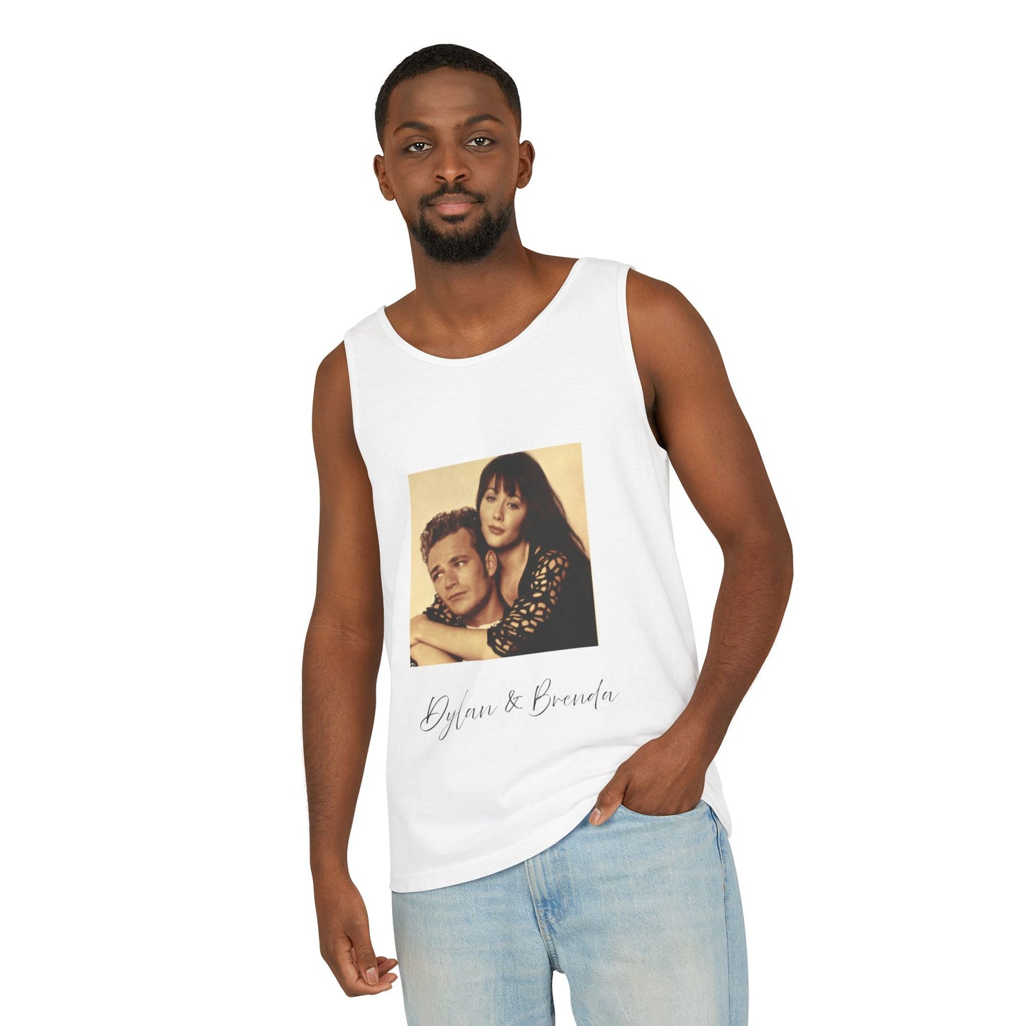 Dylan and Brenda Unisex Garment-Dyed Tank Top