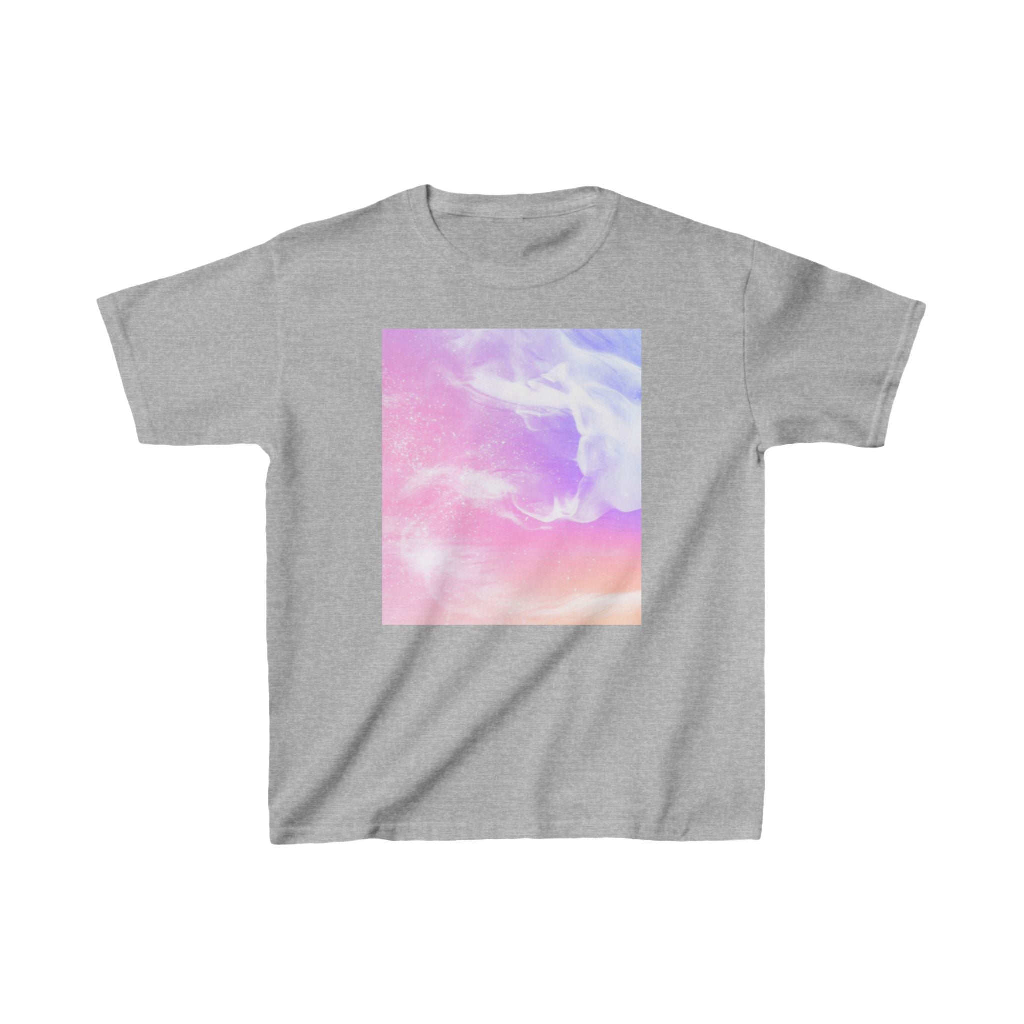 pink and purple pastel modern Tshirt Kids Heavy Cotton™ Tee