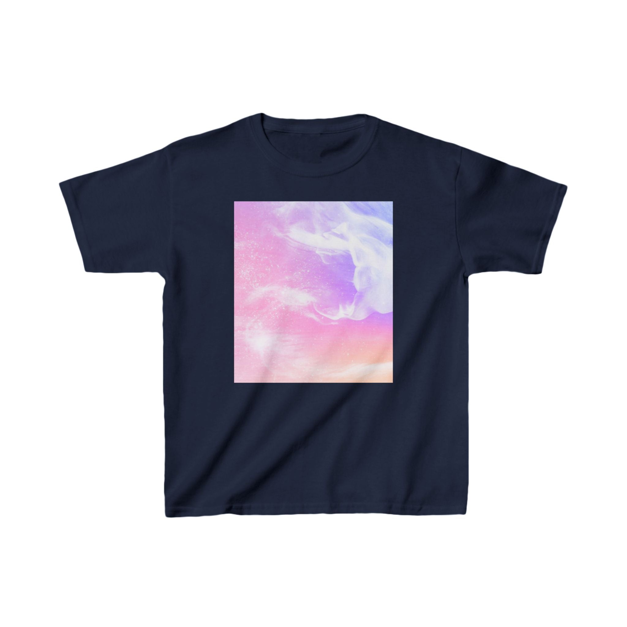 pink and purple pastel modern Tshirt Kids Heavy Cotton™ Tee