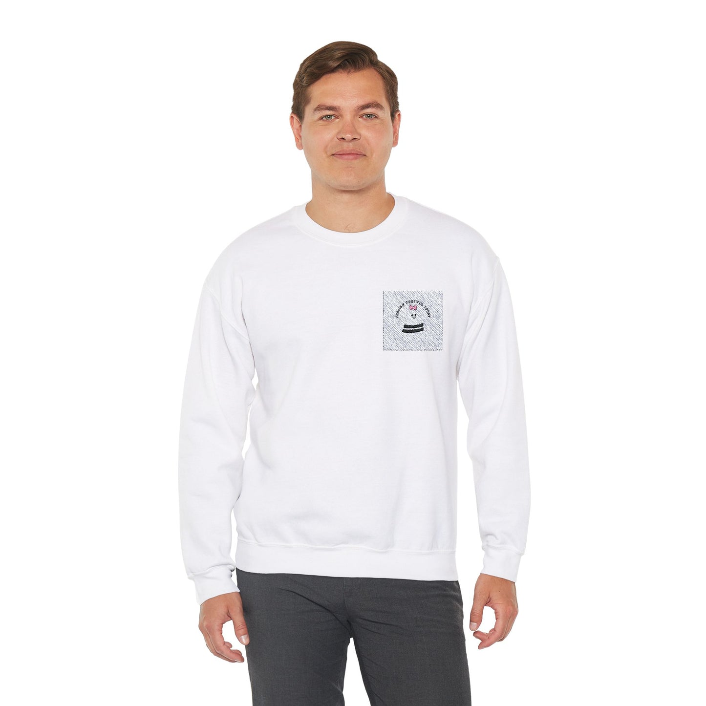 Halloween Embroidery Unisex Heavy Blend™ Crewneck Sweatshirt