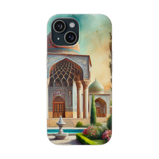 Persian botanical persia garden inspired hafez safavi Saadi azad freedom ZendegiFlexi Cases