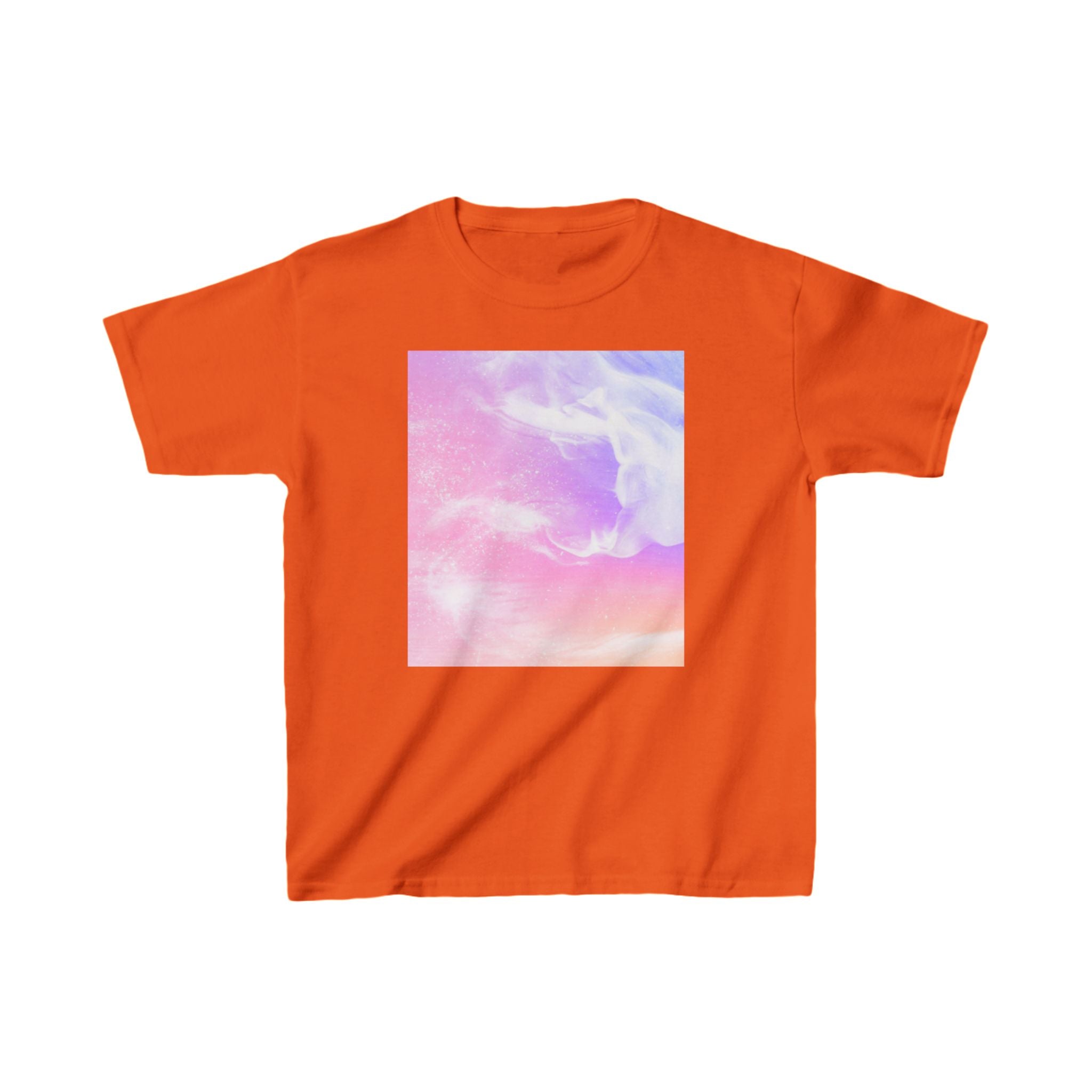pink and purple pastel modern Tshirt Kids Heavy Cotton™ Tee