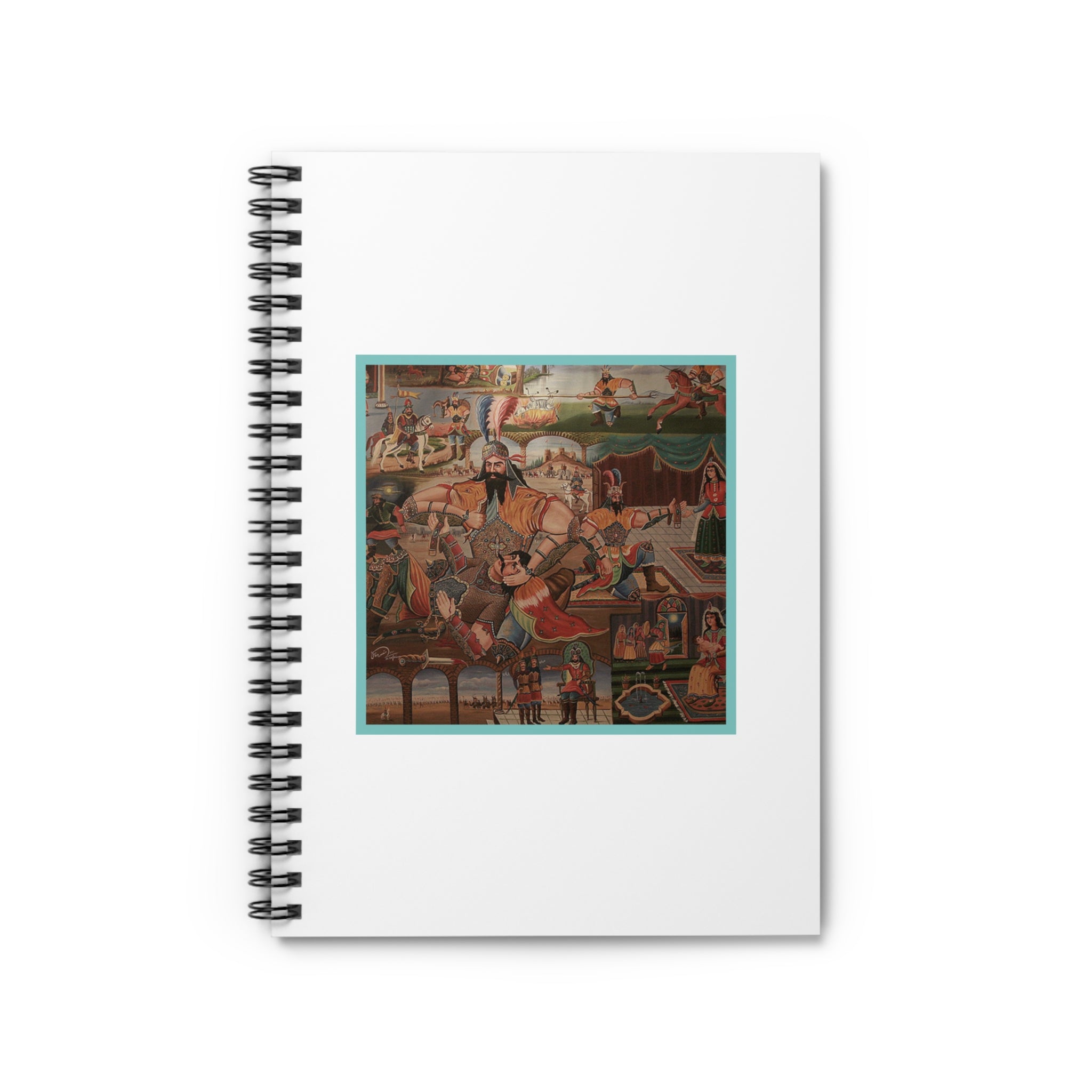 Sohrab shahnameh rostam persian Persia Spiral Notebook - Ruled Line
