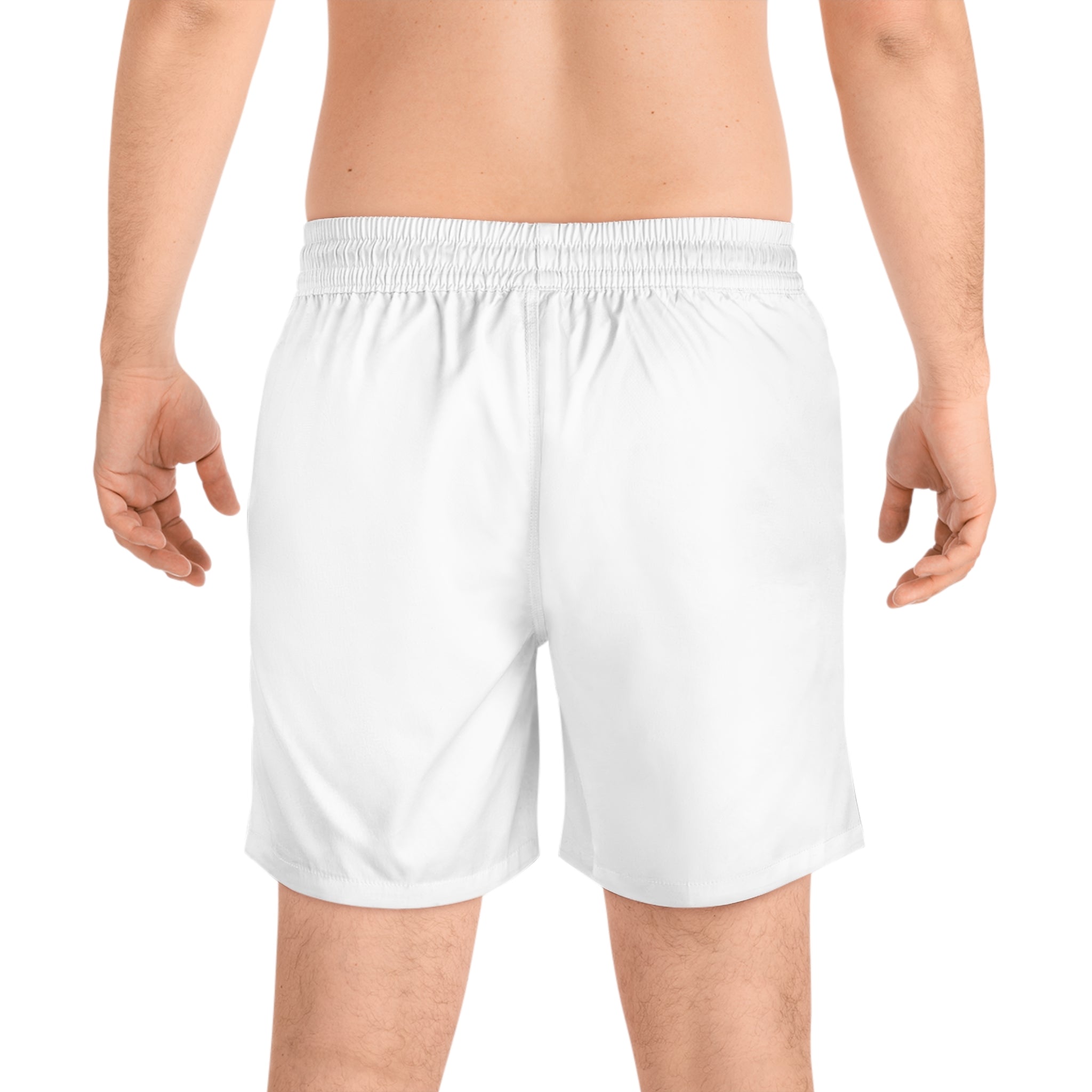 Persian Poem Men's Mid-Length Swim Shorts (AOP)