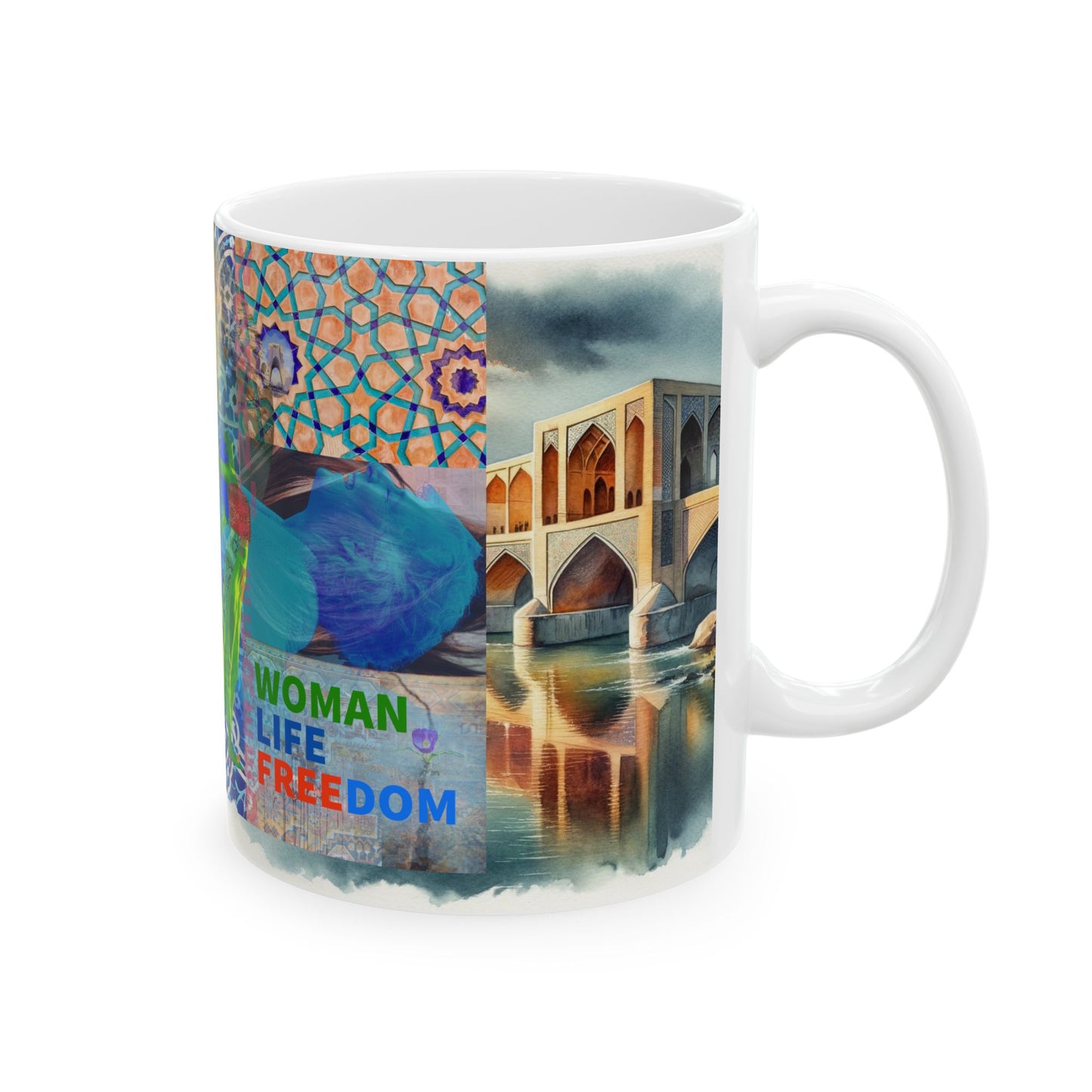 Persian Ceramic Mug, (11oz, 15oz)